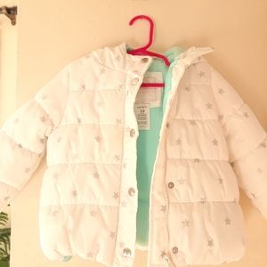 Carter's White Coat Like New 24M